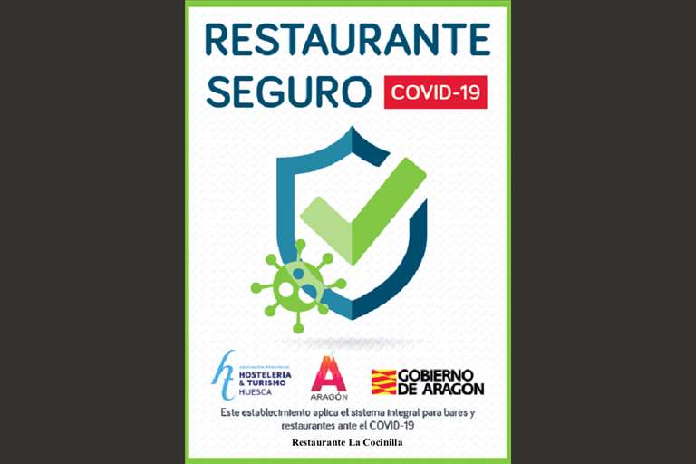 certificado restaurante seguro